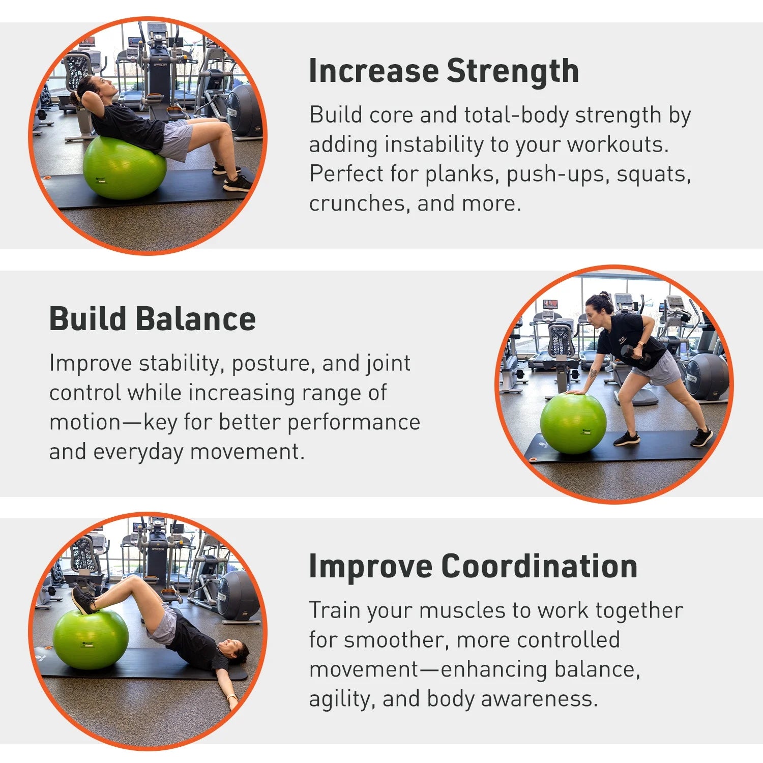 Teal Fitness Ball (85 Cm), Pump & Exercise Guide Included