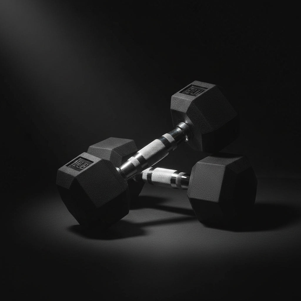 Fitness Dumbells - Premium Dark