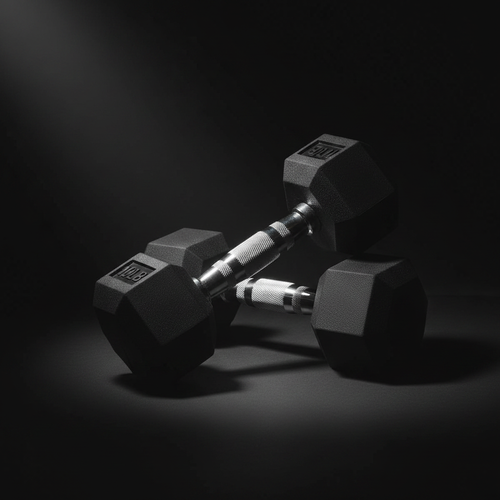 Fitness Dumbells - Premium Dark